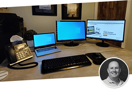 Rob's home office setup